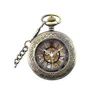 WZYYCV Scale Pocket Watches Pocket Watch Retro Pocket Watch Classic Mechanical Pocket Watch for Men Women with Chain Birthday Fathers Day