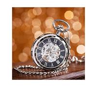WZYYCV Scale Pocket Watches Pocket Watch Vintage Pocket Watch Openwork without Cover Watch with Chain for Men Gift for Birthday Christmas Birthday Fathers Day