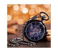 WZYYCV Scale Pocket Watches Pocket Watch Vintage Pocket Watch Openwork without Cover Watch with Chain for Men Gift for Birthday Christmas Birthday Fathers Day
