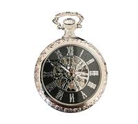 WZYYCV Scale Pocket Watches Vintage Pocket Watch with Chain Elegant Mechanical Pocket Watch Round Pocket Watches Birthday Fathers Day