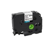 WZZSKFYQ Printable Satin Ribbon 12 Mm Non Adhesive Compatible With PTH110 PTD600 Printer(12mm Black on White)