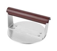 Wzzy Gurden 720g Smash Burger Press Stainless Steel, 6 inch Round Burger Smasher, Professional Griddle Accessories Kit, Grill Press Perfect for Flat Top Griddle Grill Cooking