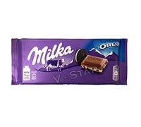x 2 MILKA Chocolate Bars Variety Flavours Collection (Oreo Chocolate with Biscuit - 100g)