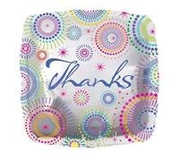 X 2 Thanks Friend Teacher Mum Party Celebrate Foil Balloon Decoration 17963