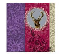 X 20 Pack My Deer Paper Napkins - 3 PLY Christmas Party STAG Tableware 552019