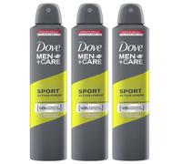 X 3 Dove Men+ Care Sport Active Fresh Anti-Perspirant Spray X-Large 250ml