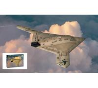 Italeri Plastic Model Kit X-47B 1:72 - Unvarnished with Stand