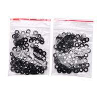 X 6mm X 1mm Nylon Flat Insulating Washers Gaskets Spacers Black 200pcs