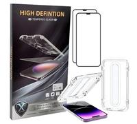 X-ARMOR SHIELD 2 Pack Screen Protector for iPhone 11 Pro 5.8" - Tempered Glass with Auto Dust-Elimination Tool, HD Clarity, 9H Hardness, Bubble-Free, Anti-Scratch, Face ID Compatible, Case Friendly