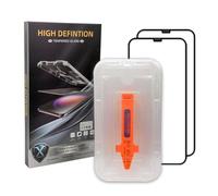 X-ARMOR SHIELD Pack of 2 Screen Protector for iPhone 12 Pro Max 6.7" with Auto Dust-Elimination Installation Tool