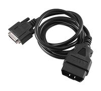 X AUTOHAUX 1.5m OBDII OBD2 Male to 15 Pin Male Main Cable Diagnostic Tool Adapter Connector Cable for Autel MaxiDiag Elite MD802 Scanner