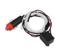 X AUTOHAUX 1 Meter/3ft Car Interior Neon EL Wire Strip Ice Blue Cold Light Glow