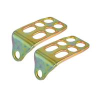 X AUTOHAUX 1 Pair 12mm Metal Motorcycle Rearsets Bronze Tone TPE | Rear set footrest footpeg, for Bike Bicycle Cycling
