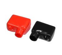 X AUTOHAUX 1 Pair Battery Terminal Insulation Covers 17mm 0.67" ID for Car