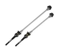 X AUTOHAUX 1 Pair Bike Quick Release Axles Skewers Front Rear 140mm 180mm Black