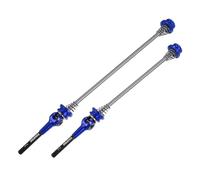 X AUTOHAUX 1 Pair Bike Quick Release Axles Skewers Front Rear 140mm 180mm Blue