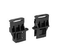 X AUTOHAUX 1 Pair Sunroof Sun Visor Fixed Buckle Sun Shade Clips LH RH Black