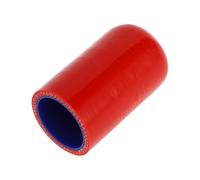 X AUTOHAUX 1 Pc 60mm Length 32mm/1.26" ID Red Blue Car Silicone Rubber Hose End Cap Silicone Reinforced Blanking Cap for Bypass Tube Universal