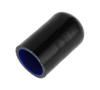 X AUTOHAUX 1 Pc 60mm Length 35mm/1.38" ID Black Car Silicone Rubber Hose End Cap Silicone Reinforced Blanking Cap for Bypass Tube Universal