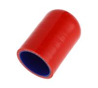 X AUTOHAUX 1 Pc 60mm Length 38mm/1.5" ID Red Blue Car Silicone Rubber Hose End Cap Silicone Reinforced Blanking Cap for Bypass Tube Universal