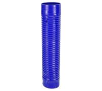 X AUTOHAUX 1 Pcs 102mm 4.02" ID 500mm 19.69" Length 0° Blue Car Threaded Silicone Hose Coolant Hose Universal