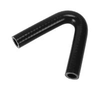 X AUTOHAUX 1 Pcs 16mm/ 0.63" ID 120mm/4.72" Lenght 135 Degrees Black Car Silicone Hose Coolant Hose Universal
