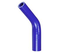 X AUTOHAUX 1 Pcs 19-25mm 0.75"-0.98" ID 102mm 4.02" Length 45 Degrees Blue Car Silicone Hose Coolant Hose Universal