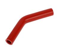 X AUTOHAUX 1 Pcs 19mm/0.75"-22mm/0.87" ID 120mm/4.72" Length 45 Degrees Red Car Silicone Hose Coolant Hose Universal