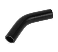 X AUTOHAUX 1 Pcs 25mm/0.98" ID 90mm/3.54" Length 45 Degrees Black Car Silicone Hose Coolant Hose Universal