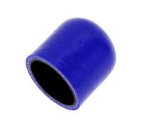 X AUTOHAUX 1 Pcs 30mm L 32mm/1.26" ID Black Blue Car Silicone Rubber Hose End Cap Silicone Reinforced Blanking Cap for Bypass Tube Universal