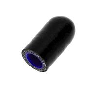 X AUTOHAUX 1 Pcs 30mm Length 14mm/0.55" ID Black Blue Car Silicone Rubber Hose End Cap Silicone Reinforced Blanking Cap for Bypass Tube Universal