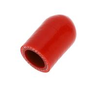 X AUTOHAUX 1 Pcs 30mm Length 18mm/0.71" ID Red Car Silicone Rubber Hose End Cap Silicone Reinforced Blanking Cap for Bypass Tube Universal