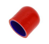 X AUTOHAUX 1 Pcs 30mm Length 32mm/1.26" ID Red Blue Car Silicone Rubber Hose End Cap Silicone Reinforced Blanking Cap for Bypass Tube Universal
