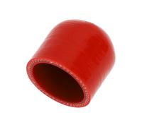 X AUTOHAUX 1 Pcs 30mm Length 35mm/1.38" ID Red Car Silicone Rubber Hose End Cap Silicone Reinforced Blanking Cap for Bypass Tube Universal