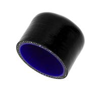 X AUTOHAUX 1 Pcs 30mm Length 40mm/1.57" ID Black Blue Car Silicone Rubber Hose End Cap Silicone Reinforced Blanking Cap for Bypass Tube Universal