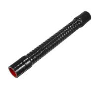 X AUTOHAUX 1 Pcs 35mm 1.38" ID 400mm 15.75" Length 0 Degree Black Red Car Silicone Hose Coolant Hose Universal