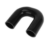 X AUTOHAUX 1 Pcs 40mm/1.57" ID 120mm/4.72" Length 180 Degrees Black Car Silicone Hose Coolant Hose Universal