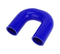 X AUTOHAUX 1 Pcs 40mm/1.57" ID 120mm/4.72" Length 180 Degrees Blue Car Silicone Hose Coolant Hose Universal