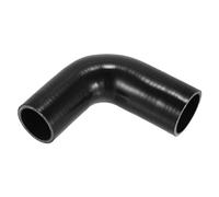 X AUTOHAUX 1 Pcs 45-51mm 1.77"-2.01" ID 120mm 4.72" Length 90 Degrees Black Car Silicone Hose Coolant Hose Universal