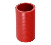 X AUTOHAUX 1 Pcs 45mm 1.77" ID 100mm 3.94" Length 0 Degree Red Car Silicone Hose Coolant Hose Universal
