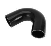 X AUTOHAUX 1 Pcs 45mm/1.77" ID 90mm/3.54" Length 135 Degrees Black Car Silicone Elbow Universal Silicone Hose Coolant Hose
