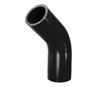 X AUTOHAUX 1 Pcs 45mm 1.77" ID 90mm 3.54" Length 45 Degrees Black Car Silicone Hose Coolant Hose Universal