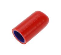 X AUTOHAUX 1 Pcs 50mm Length 22mm/0.87" ID Red Blue Car Silicone Rubber Hose End Cap Silicone Reinforced Blanking Cap for Bypass Tube Universal