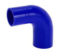 X AUTOHAUX 1 Pcs 51-63mm/2.01"-2.48" ID 120mm/4.72" Length 90 Degrees Blue Car Silicone Hose Coolant Hose Universal