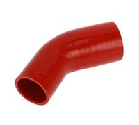 X AUTOHAUX 1 Pcs 51mm/2.01"-60mm/2.36" ID 90mm/3.54" Length 45 Degrees Red Car Silicone Hose Coolant Hose Universal