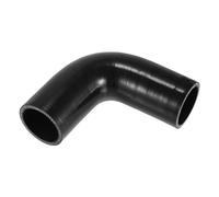 X AUTOHAUX 1 Pcs 51mm 2.01" ID 120mm 4.72" Length 90 Degrees Black Car Silicone Hose Coolant Hose Universal