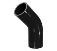 X AUTOHAUX 1 Pcs 54mm 2.13" ID 102mm 4.02" Length 45 Degrees Black Car Silicone Hose Coolant Hose Universal