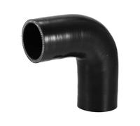 X AUTOHAUX 1 Pcs 54mm 2.13" ID 120mm 4.72" Length 90 Degrees Black Car Silicone Hose Coolant Hose Universal