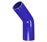 X AUTOHAUX 1 Pcs 57-63mm 2.24"-2.48" ID 120mm 4.72" Length 45 Degrees Blue Car Silicone Hose Coolant Hose Universal