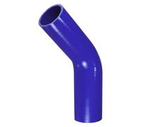 X AUTOHAUX 1 Pcs 57-63mm 2.24"-2.48" ID 150mm 5.91" Length 45 Degrees Blue Car Silicone Hose Coolant Hose Universal